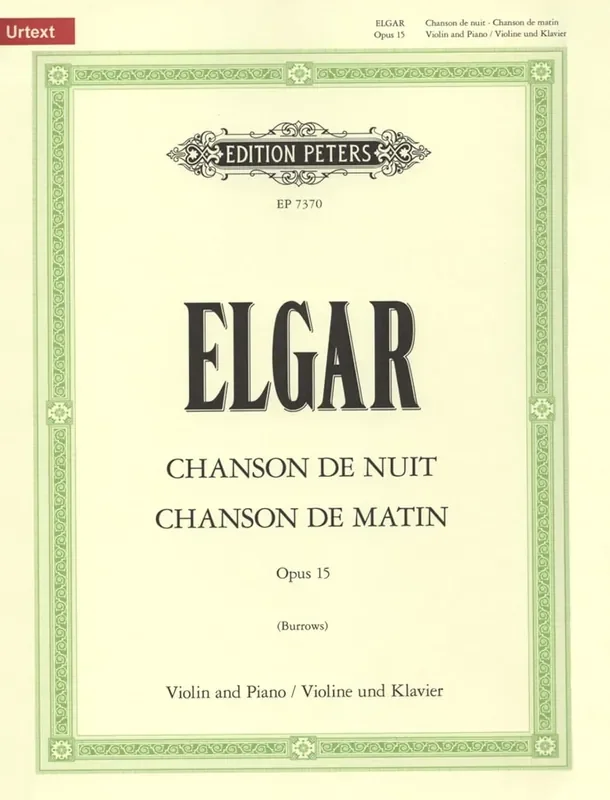 Edward Elgar Chanson de matin – Chanson de nuit