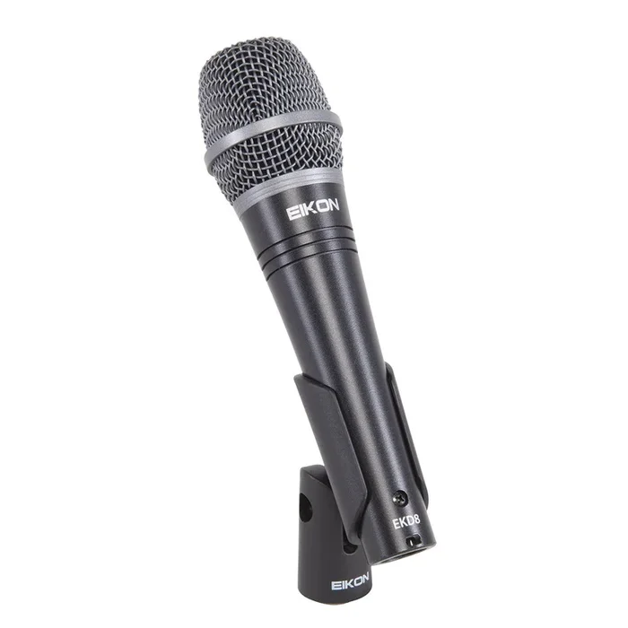Eikon EKD8 Handheld Vocal Microphone with Bag, Clip & Super-Cardioid Pattern
