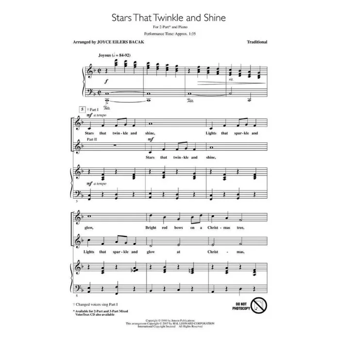 Eilers, Joyce – Stars That Twinkle and Shine
