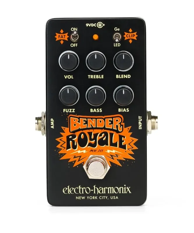 Electro-Harmonix Bender Royale Fuzz 3-in-1 Tone Bender Pedal
