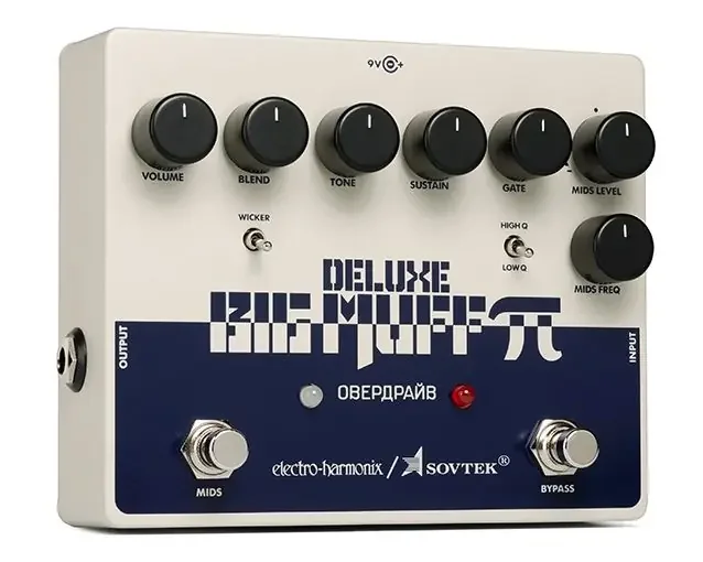Electro-Harmonix Sovtek Deluxe Big Muff Pi Distortion/Sustainer Legendary Fuzz Pedal