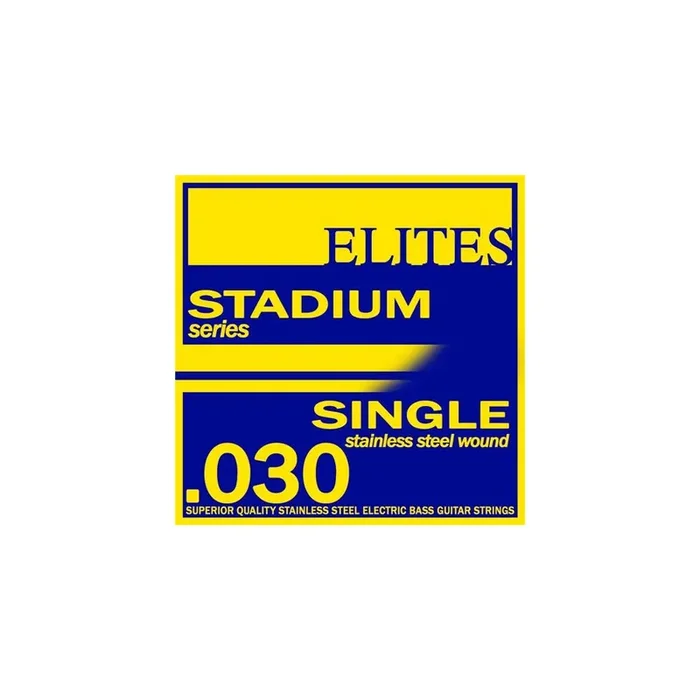 Elites Stadium Stainless Steel 30 (.030‚Äù) Bass Guitar Single String, Long Scale