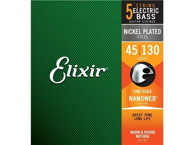 Elixir : # 14202: Bass Nano 5 String Lite 45-130