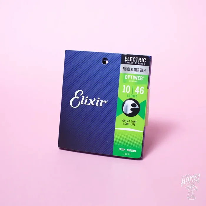 Elixir – Optiweb coated nickel plated steel electric guitar strings 10-46 (19052)