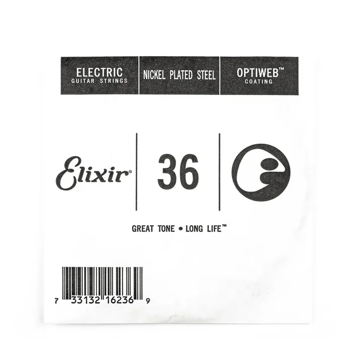 Elixir Optiweb Nickel Wound 36 (.036″) Electric Guitar Single String