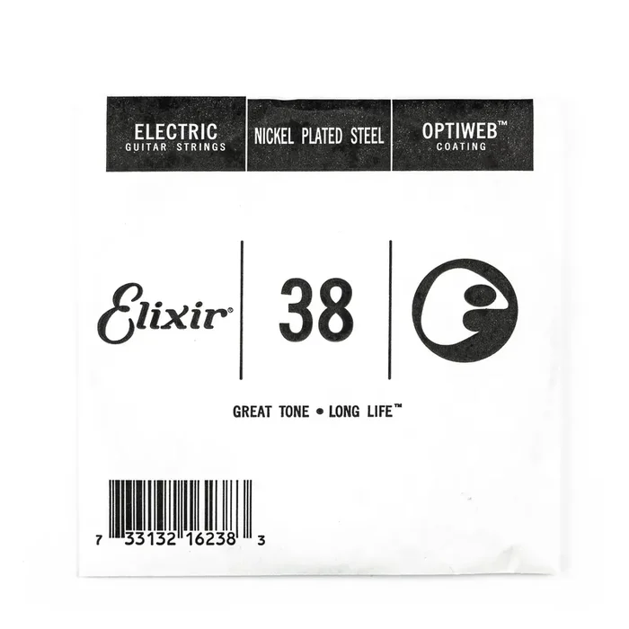 Elixir Optiweb Nickel Wound 38 (.038″) Electric Guitar Single String
