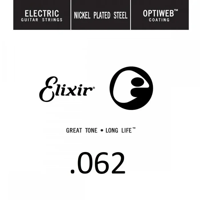 Elixir Optiweb Nickel Wound 62 (.062″) Electric Guitar Single String