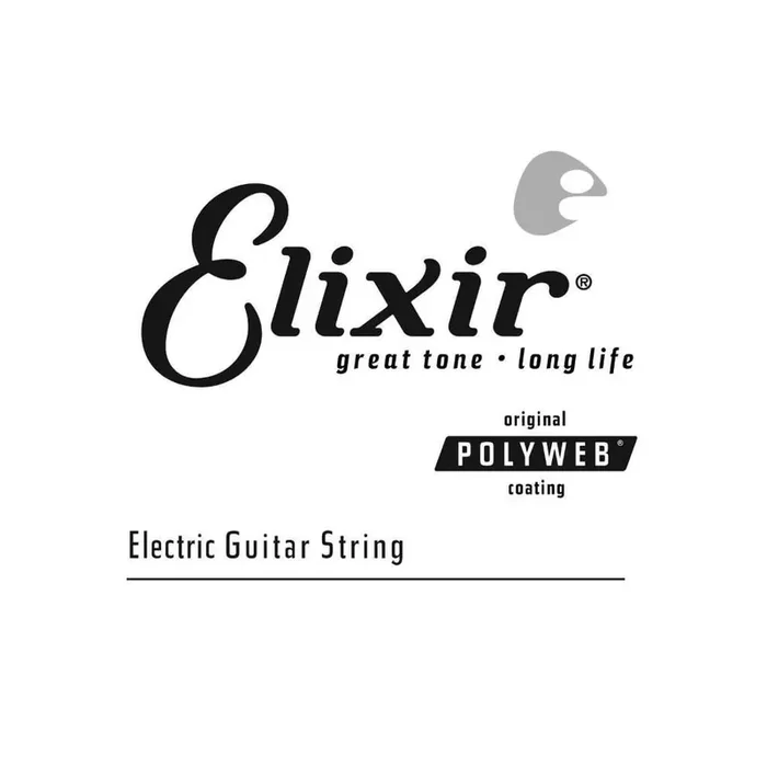 Elixir Polyweb Nickel Wound 28 (.028″) Electric Guitar Single String