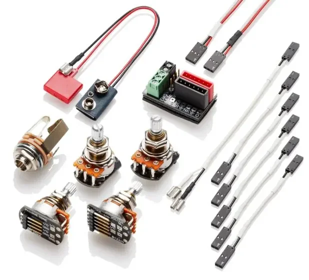 EMG Wiring Kit for 1 or 2 Active Pickups, Left hand