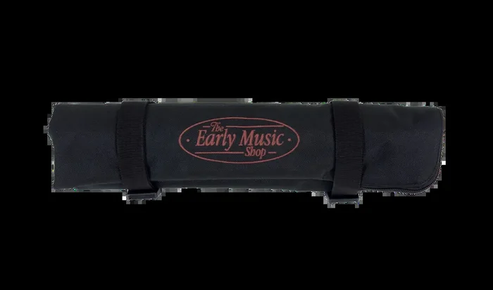 EMS 3 Slot Fleece Lined Recorder Roll Bag, Black Canvas Exterior
