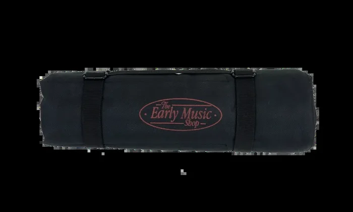 EMS 9 Slot Fleece Lined Recorder Roll Bag, Black Canvas Exterior
