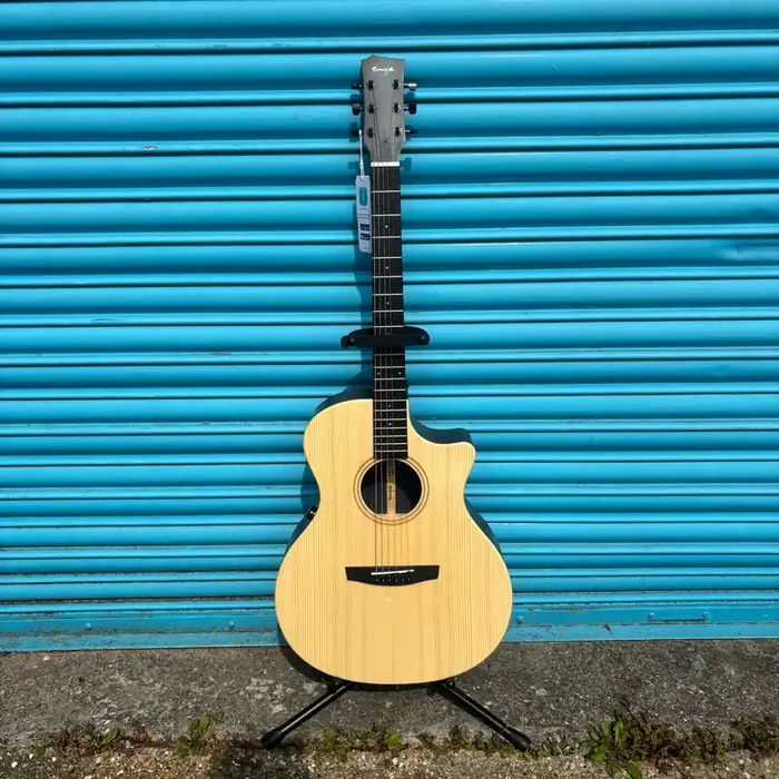 Enya EGA-X1 Pro EQ Electro- Acoustic Guitar With Effects Inc. Padded Gig Bag and Accessories