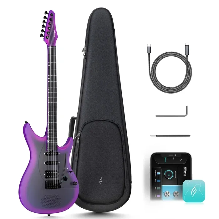 Enya Nova Go Inspire Electric Smart Guitar – Royal Purple