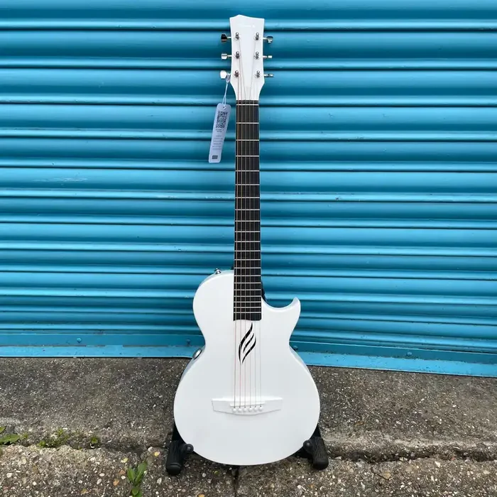 Enya Nova Go SP1 Thinline Electro Acoustic Guitar – White