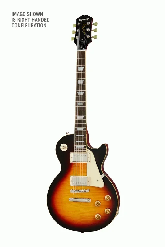 Epiphone Les Paul Standard 50s Electric Guitar Left Handed Heritage Vintage Sunburst