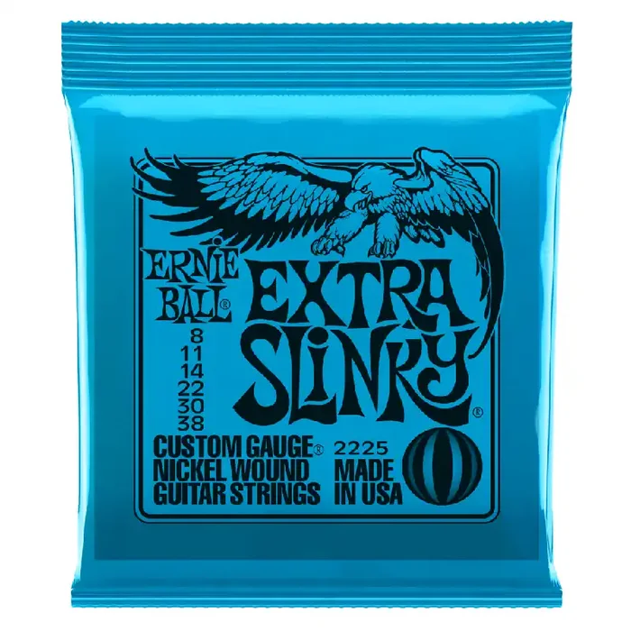 Ernie Ball 2225 Extra Slinky 8-38 Electric Guitar Strings