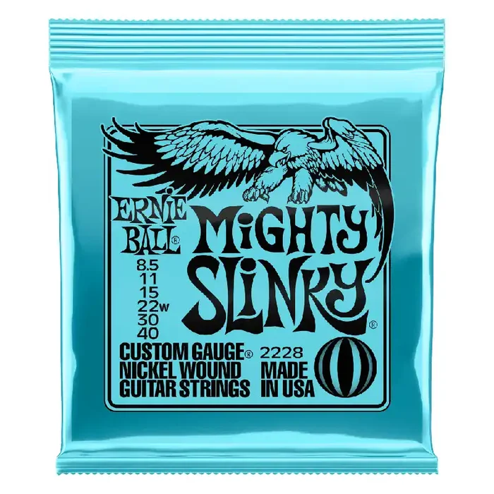 Ernie Ball 2228 Mighty Slinky 8.5-40 Electric Guitar Strings