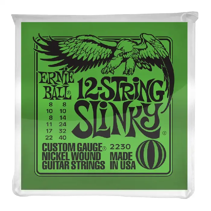 Ernie Ball 2230 12-String Slinky 8-40 Electric Guitar Strings