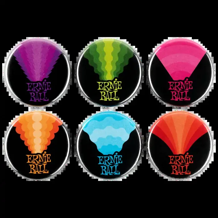 Ernie Ball assorted badges (6 pk)