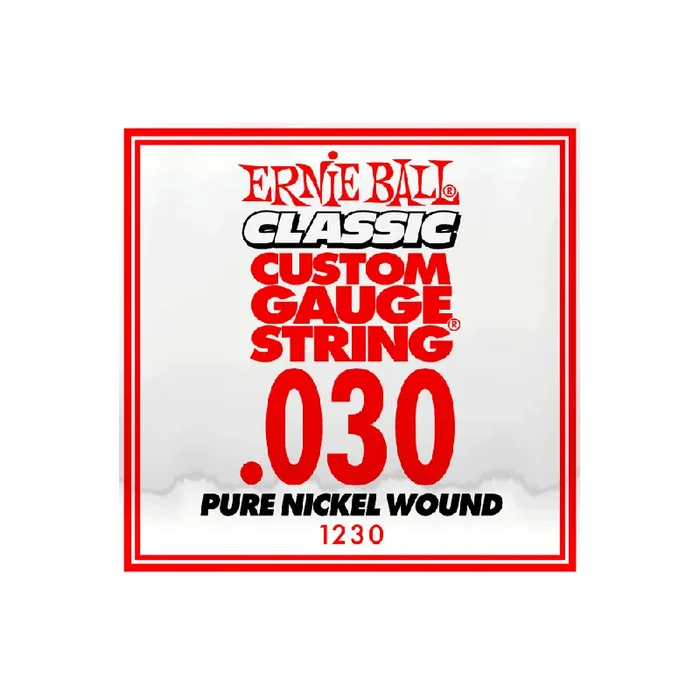 Ernie Ball Classic Slinky Pure Nickel .030w Electric Guitar Single String