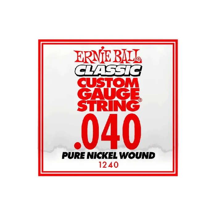 Ernie Ball Classic Slinky Pure Nickel .040w Electric Guitar Single String