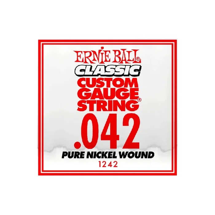 Ernie Ball Classic Slinky Pure Nickel .042w Electric Guitar Single String