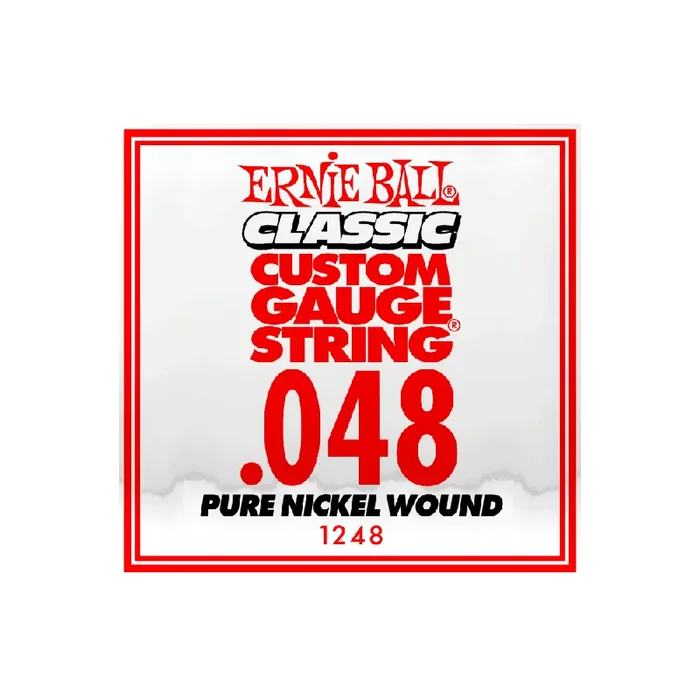 Ernie Ball Classic Slinky Pure Nickel .048w Electric Guitar Single String