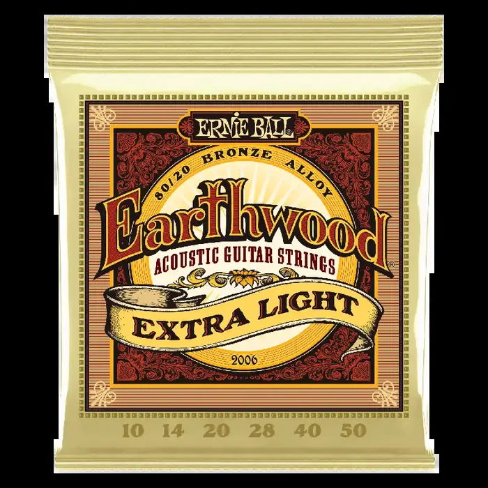 Ernie Ball Earthwood Extra Light 80/20 Bronze Acoustic Strings