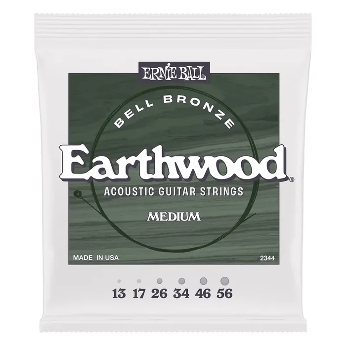 Ernie Ball Earthwood Medium Bell Bronze Acoustic Strings