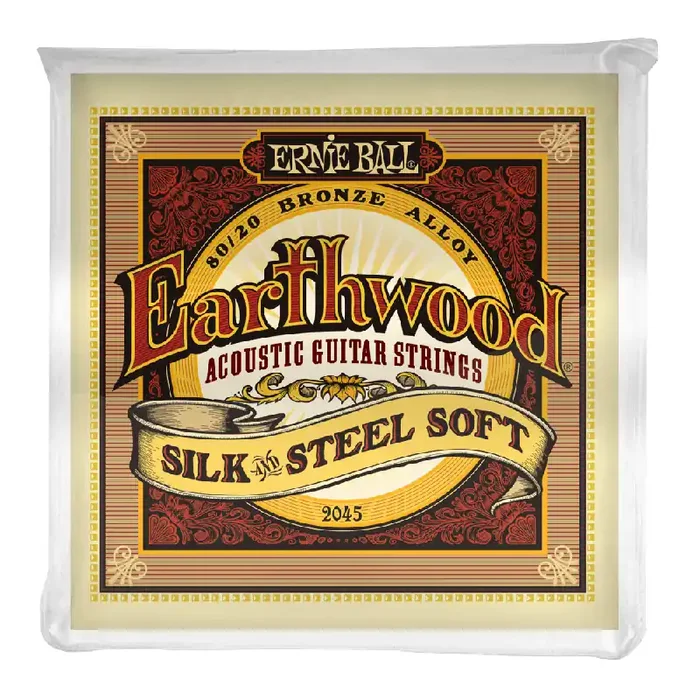 Ernie Ball Earthwood Silk & Steel 80/20 Bronze 11-52 Acoustic Guitar Strings