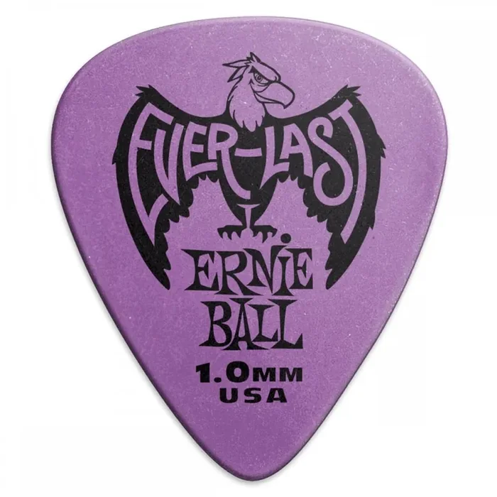 Ernie Ball Everlast Picks 1mm Purple, 12-Pack