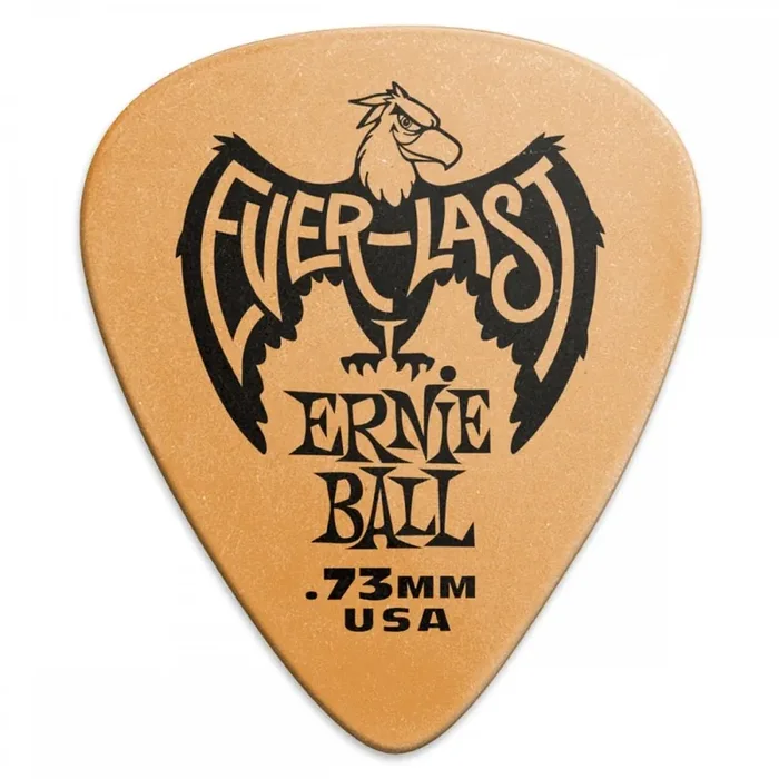 Ernie Ball Everlast Picks .73mm Orange, 12-Pack