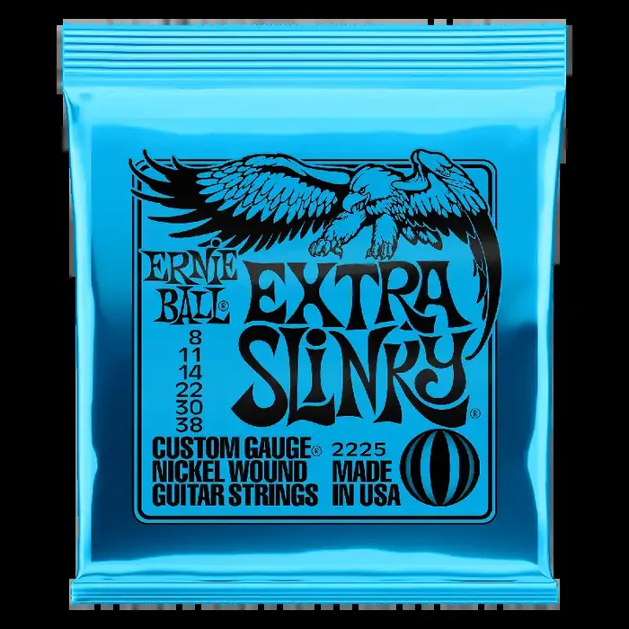 Ernie Ball Extra Slinky 8 – 38 Electric Guitar Strings