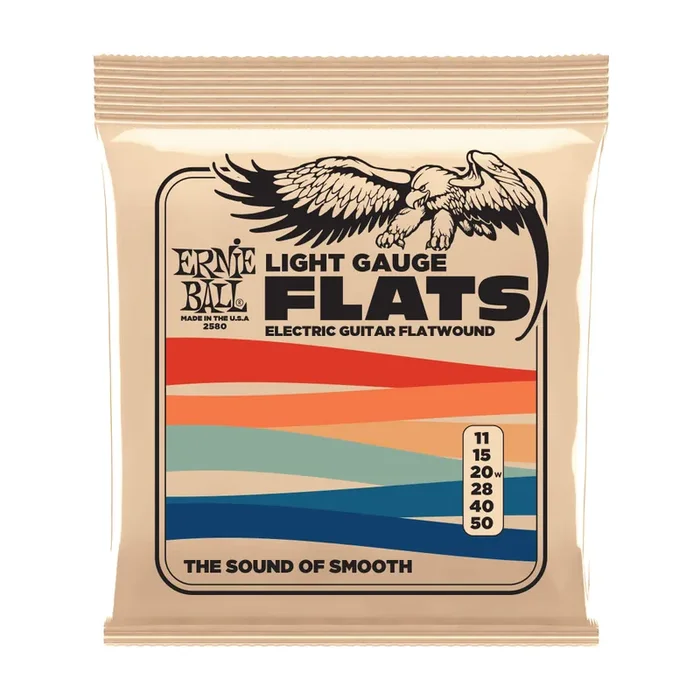 Ernie Ball FLATS Flatwound Stainless Steel 11-50 Electric Guitar Strings