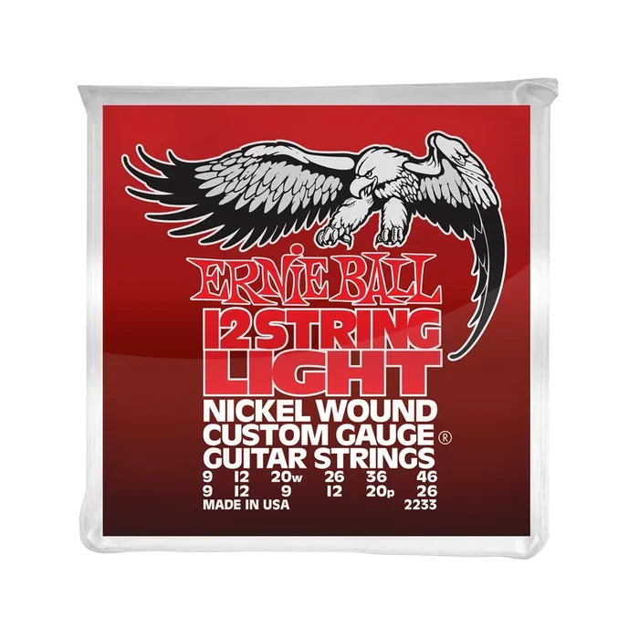 Ernie Ball Light 12-String Nickel Wound Electric Guitar Strings