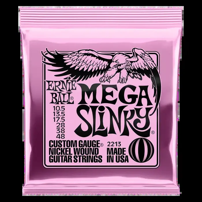 Ernie Ball Mega Slinky 10.5 – 48 Electric Guitar Strings