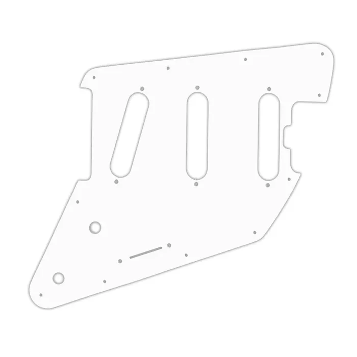 Ernie Ball Music Man Albert Lee SSS – Solid Shiny White .090″ / 2.29mm thick, with bevelled edge