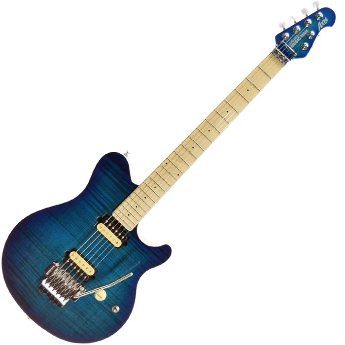 Ernie Ball Music Man Axis Balboa Blue Burst Quilt