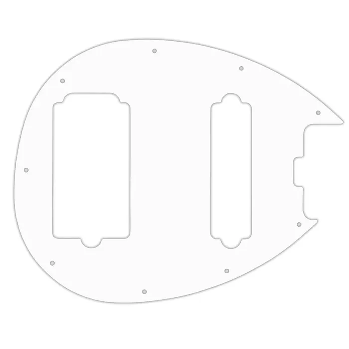 Ernie Ball Music Man Sterling 4-HS Bass – Thin Shiny White .060″ / 1.52mm Thickness, No bevelled Edge