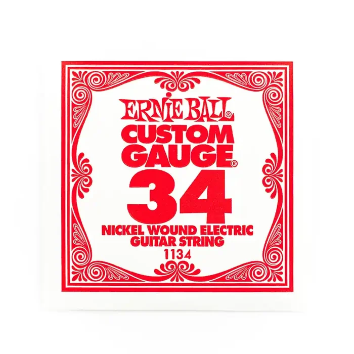 Ernie Ball Nickel Wound .034w Electric Guitar Single String