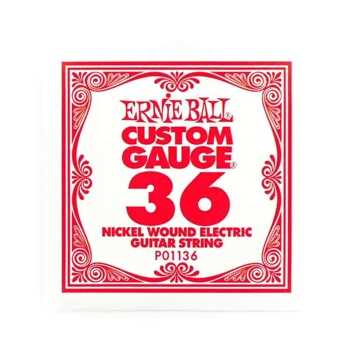 Ernie Ball Nickel Wound .036w Electric Guitar Single String