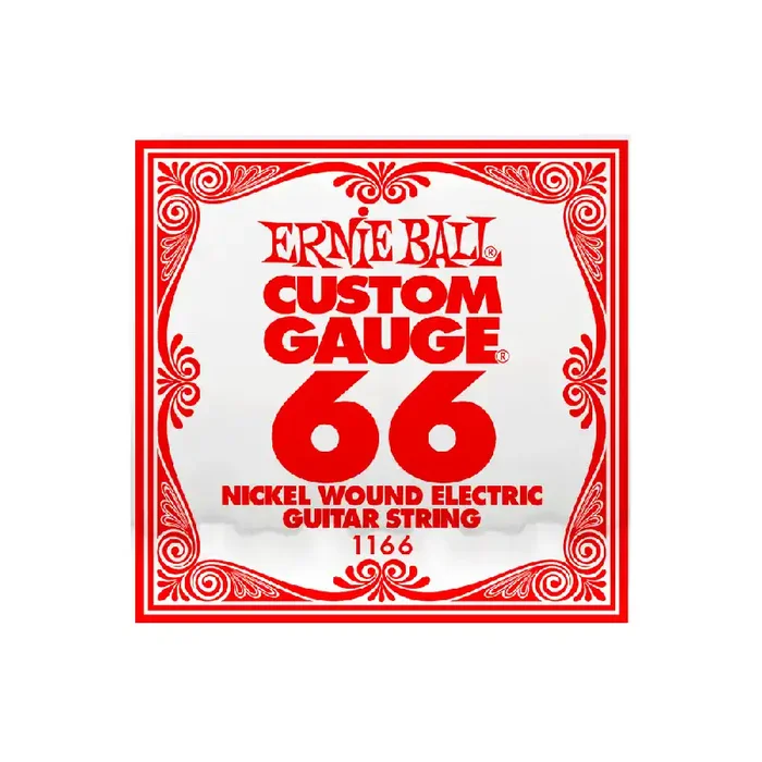 Ernie Ball Nickel Wound .066w Electric Guitar Single String