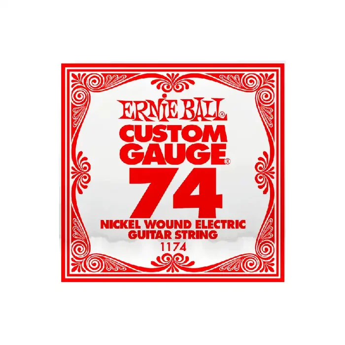 Ernie Ball Nickel Wound .074w Electric Guitar Single String