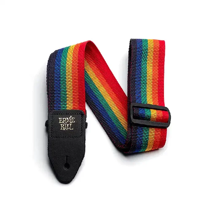 Ernie Ball Polypro Guitar Strap, Rainbow