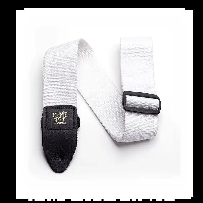 Ernie Ball Polypro Guitar Strap, White