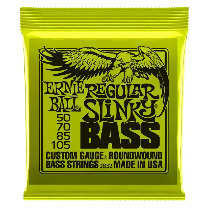 Ernie Ball Regular Slinky Nickel Wound Bass Guitar Strings – 50-105