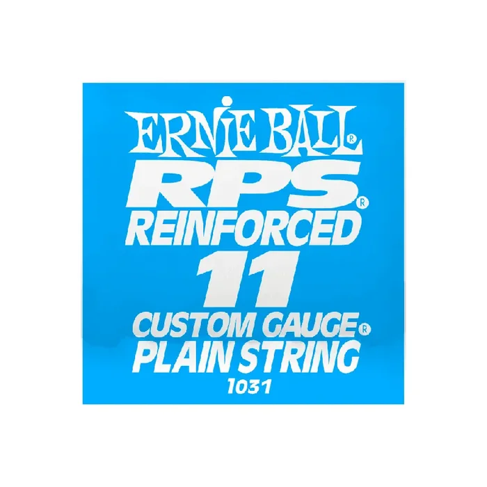 Ernie Ball RPS Reinforced Plain Steel 11 (.011″) Single Guitar String