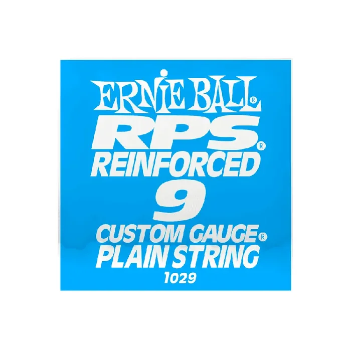 Ernie Ball RPS Reinforced Plain Steel 9 (.009″) Single Guitar String