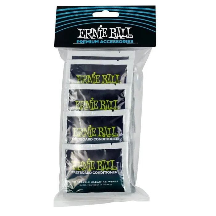 Ernie Ball Wonder Wipes Fretboard Conditioner, Refill Pack, 20-Piece