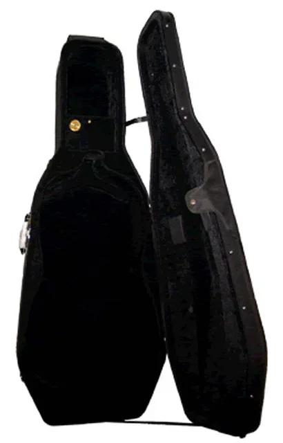 Ernst Keller 1/2 Size Hard-Foam Cello Case with Wheels in Black